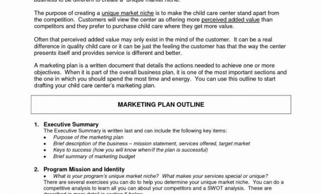 Business Plan Template For Child Careter Non Medical Home New for sizing 1024 X 1325