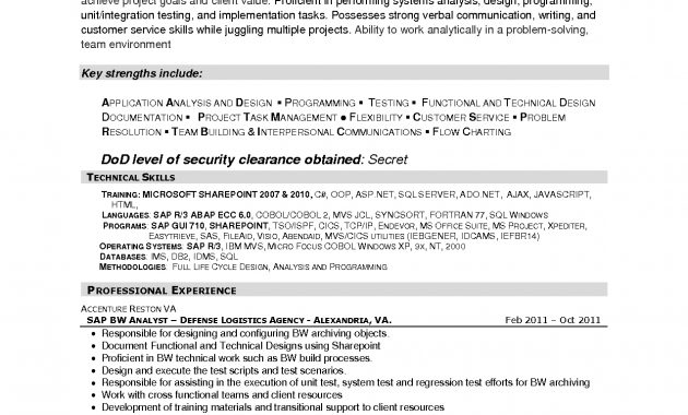 Business System Analyst Resume Free Resume Templates 2018 inside dimensions 1275 X 1650