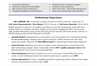 Call Center Resume Sample Monster pertaining to size 1700 X 2200