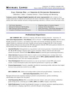 Call Center Resume Sample Monster pertaining to size 1700 X 2200