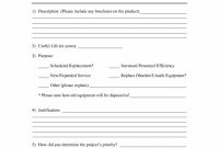 Capital Expenditure Proposal Template Personalinjurylovesite with regard to dimensions 1084 X 1403