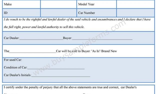 Car Dealer Bill Of Sale Form Bill Of Sale Forms Pinterest Cars with regard to dimensions 900 X 1492