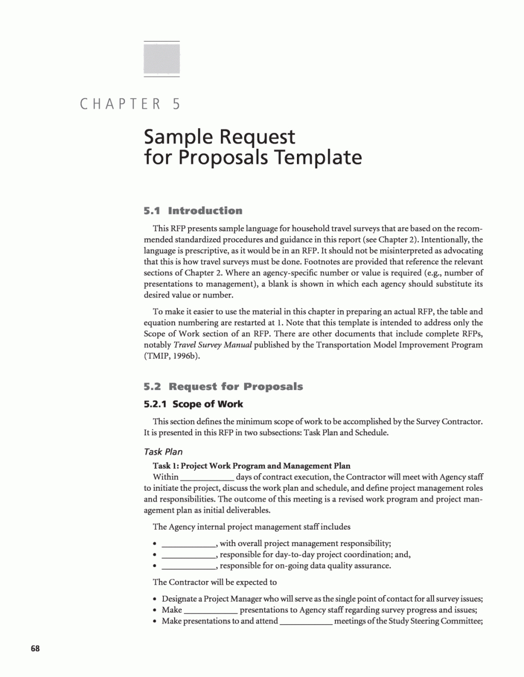 Chapter 5 Sample Request For Proposals Template Standardized in sizing 1020 X 1319