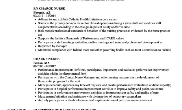 Charge Nurse Resume Samples Velvet Jobs pertaining to sizing 860 X 1240