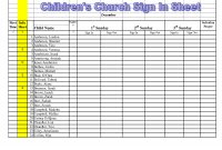 Childrens Church Sign In Sheet Template Google Search Childrens in proportions 1650 X 1275