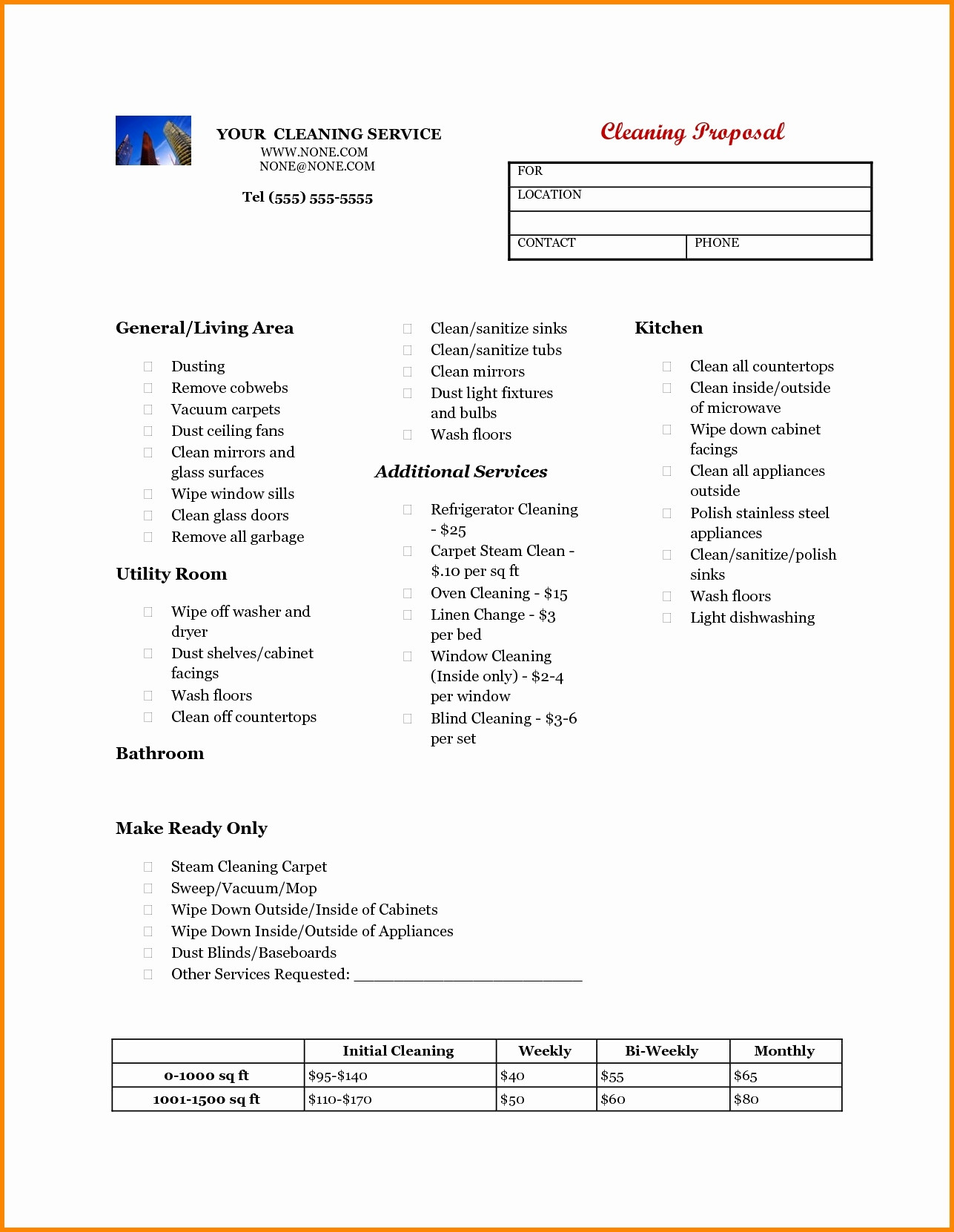 Cleaning Business Proposal Template Best Of Business Plan Cleaning throughout proportions 1287 X 1662