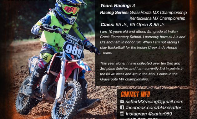 Collection Of Solutions For Motocross Sponsorship Resume Template in sizing 1024 X 797