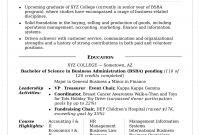 College Resume Sample Monster regarding dimensions 1700 X 2200