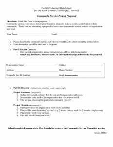 Community Service Project Proposal Template Pdf Format E for proportions 1445 X 1870