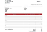 Construction Invoice Template Invoice Simple pertaining to size 1275 X 1650