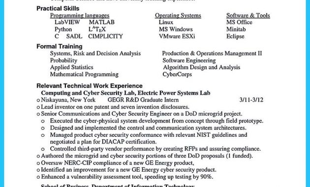 Cool Powerful Cyber Security Resume To Get Hired Right Away intended for measurements 927 X 1200
