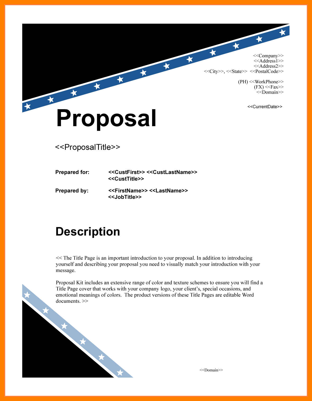 Cover Page Of Projectproject Proposal Title Page Free Proposal throughout size 1319 X 1694