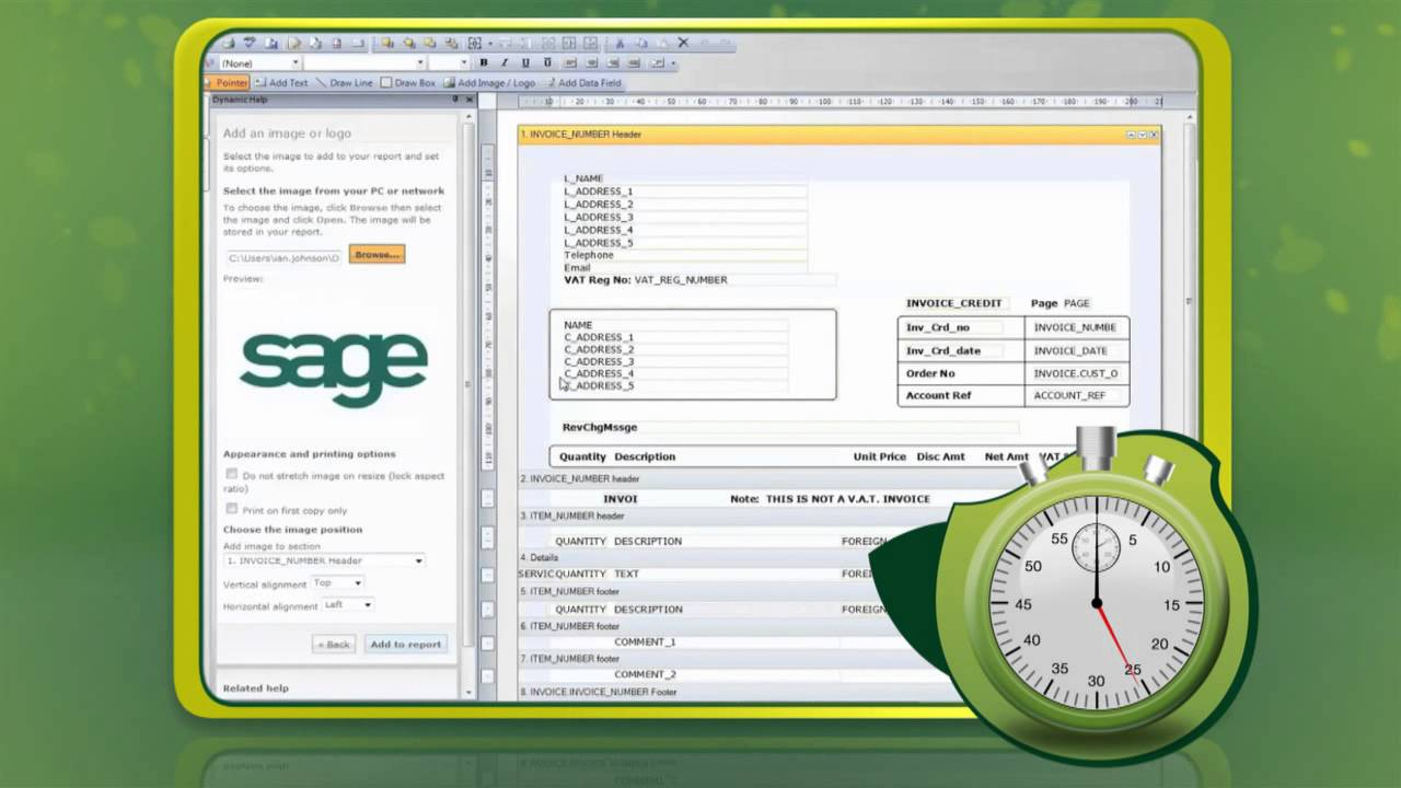 Create A Branded Invoice In 60 Seconds With Sage Instant Accounts with regard to proportions 1280 X 720