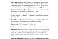 Creative Project Proposal Template in size 791 X 1024