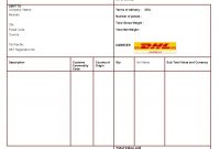 Dhl Proforma Invoice Template Invoice Template Free 2016 Meaning for dimensions 1275 X 1650