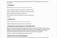 Doctoral Thesis Proposal Awesome Five Steps To Writing A Thesis Phd in sizing 1057 X 1492