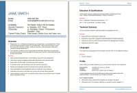 Download A Resume Template Face2face Recruitment regarding dimensions 1169 X 754