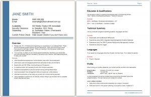 Download A Resume Template Face2face Recruitment regarding dimensions 1169 X 754