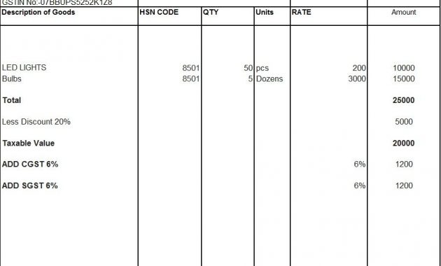 Download Excel Format Of Tax Invoice In Gst Gst Goods And in measurements 904 X 1063