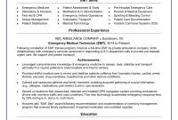 Emt Resume Sample Monster intended for sizing 1700 X 2200