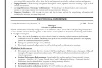 Entry Level Assistant Principal Resume Templates Senior Educator with proportions 1275 X 1650