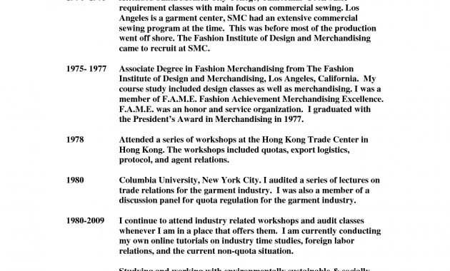 Examples Of Fashion Industry Resumes Google Search Resume Tips inside size 1275 X 1650