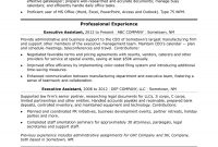 Executive Administrative Assistant Resume Sample Monster with regard to measurements 1700 X 2200