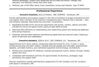 Executive Administrative Assistant Resume Sample Monster with size 1700 X 2200