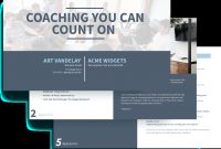 Executive Coaching Proposal Template Free Sample Proposify intended for size 1231 X 951