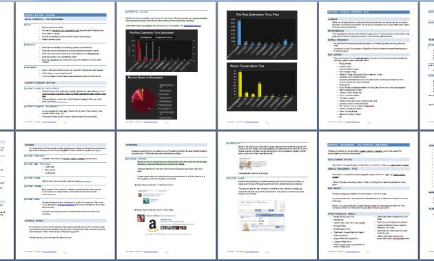 Facebook Marketing Plan Template inside dimensions 1772 X 764