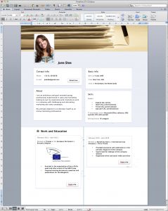 Facebook Timeline Resume Template Word Free Rogier Trimpe throughout sizing 1172 X 1471