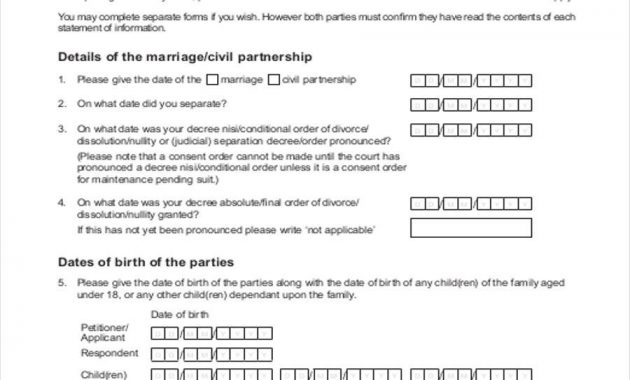 Family Court Consent Orders Supplement Consent Order Templates in sizing 900 X 1200