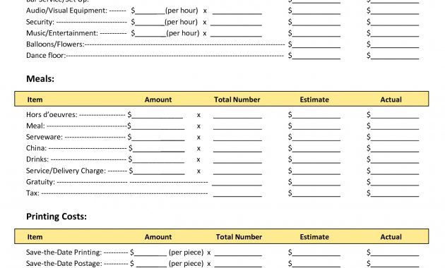 Family Reunion Planners Reunion Budget Planning Worksheet Venues intended for sizing 1275 X 1650