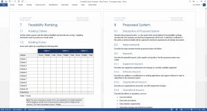 Feasibility Study Templates Ms Word Templates Forms Checklists with regard to dimensions 1600 X 860