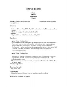 First Job Resume Template Google Search Resume Pinterest Job in size 1275 X 1650