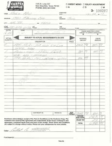 Flooring Installation Invoice Template Spreadsheet Collections within measurements 1231 X 1600