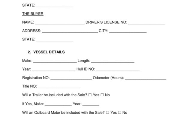 Free Alaska Vessel Bill Of Sale Form Word Pdf Eforms Free regarding measurements 791 X 1024