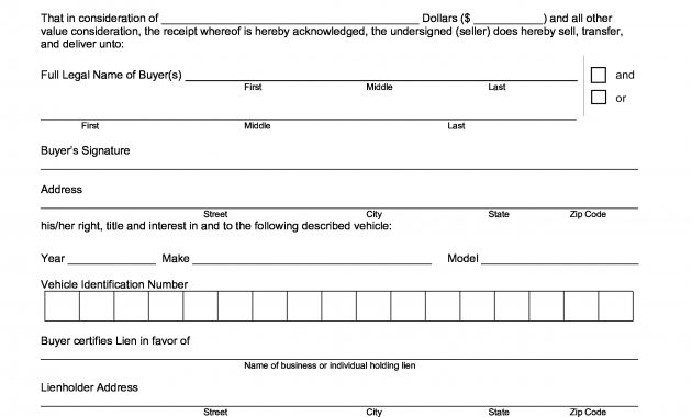 Free Blank Motorcycle Bill Of Sale Templates At throughout proportions 2550 X 3300