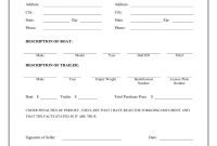 Free Boat Trailer Bill Of Sale Form Download Pdf Word throughout sizing 816 X 1056