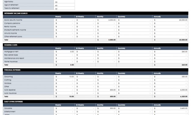 Free Budget Templates In Excel For Any Use in size 1150 X 834