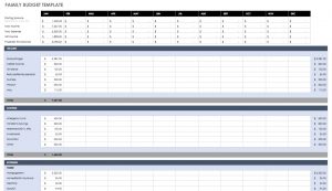 Free Budget Templates In Excel For Any Use pertaining to proportions 1403 X 810