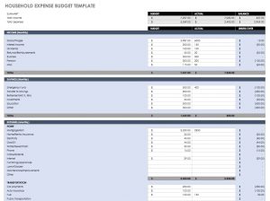 Free Budget Templates In Excel For Any Use pertaining to size 1137 X 849