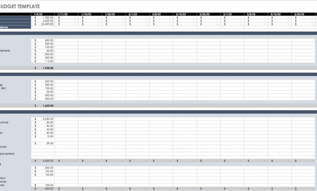 Free Budget Templates In Excel For Any Use with dimensions 1490 X 767