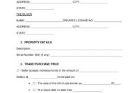 Free California General Bill Of Sale Form Word Pdf Eforms in size 791 X 1024