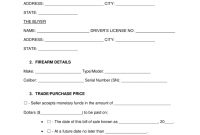 Free Firearm Gun Bill Of Sale Form Word Pdf Eforms Free for size 791 X 1024