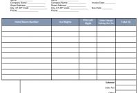 Free Hotel Invoice Template Word Pdf Eforms Free Fillable Forms inside size 791 X 1024