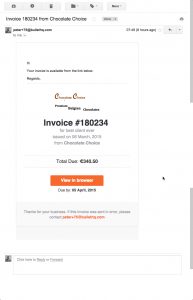 Free Invoice Template Email throughout dimensions 800 X 1246