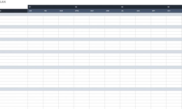 Free Marketing Plan Templates For Excel Smartsheet throughout dimensions 1713 X 770