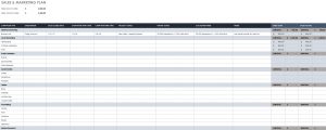 Free Marketing Plan Templates For Excel Smartsheet throughout proportions 1820 X 729