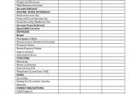 Free Monthly Operating Budget Templates At Allbusinesstemplates in sizing 816 X 1056